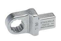 58621028 STAHLWILLE 732a Series Crow Ring Insertion Ring Spanner, 18.5 mm, 9 x 12mm Insert, Chrome Plated Finish
