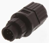au-05bmma-ll7001 Amphenol Industrial Circular Connector, 5 Contacts, Panel, Miniature Connector, Plug, Male, IP67, Ceres Series