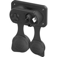 nac3px-true1 Neutrik Europe Mains Plug & Socket, 16A Black, Cable Mount Polyamide Plug-In, 250 V