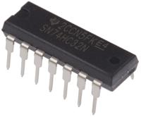 sn74hc32n Texas Instruments SN74HC32N, Quad 2-Input OR Logic Gate, 14-Pin PDIP