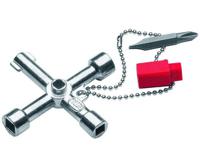 n2005-1-sb NWS Alloy Steel 4-way Cross Wrench, 70 mm Capacity