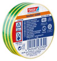 53988-00075-00 Tesa 53988 Green, Yellow Soft PVC Electrical Insulation Tape, 15mm x 10m