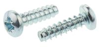482-7461 RS PRO Bright Zinc Plated Steel Pan Head Thread Forming Screw, N°6 x 1/2in Long 13mm Long