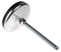 162-3258 RS PRO M10 Rubber Adjustable Foot, 1000kg Static Load Capacity 10° Tilt Angle