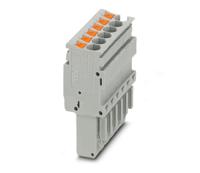 3209918 Phoenix Contact, PP-H 2.5/ 6, 6 Way, Pluggable Terminal Block, Plug, Push In Termination,