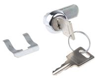 f292-03-2 Euro-Locks a Lowe & Fletcher group Company Camlock, 9.5mm Panel-to-Tongue, 20.3 x 17.7mm Cutout, Key Unlock