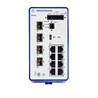 brs40-0012oooo-ttcy99hhsesxxxxx Hirschmann Managed Switch 12 Port Ethernet Switch
