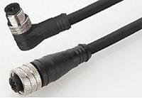1200668379 Brad from Molex Female 4 way M12 to Male 4 way M12 Sensor Actuator Cable, 1 m