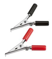 1350-e12 SAM Crocodile Clip 4 mm Connection, 10A, Red
