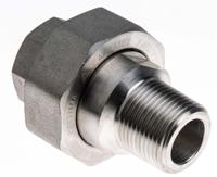 826-7144 RS PRO Stainless Steel Pipe Fitting, Straight Octagon Union, Male R 1in x Female Rc 1in