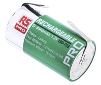 199-753 RS PRO RS PRO NiMH Rechargeable D Battery, 8.5Ah