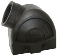 19410160523 HARTING Han-Eco Heavy Duty Power Connector Hood, M40 Thread, Side Entry