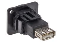 874-1194 RS PRO Straight, XLR Panel Mount, Socket Feedthrough USB Connector