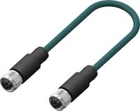 201-7115 RS PRO Female 4 way M12 to Female 4 way M12 Sensor Actuator Cable, 5 m