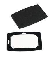 827301 Durable Charcoal Recycled Paper Name Badge