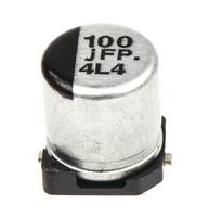 eeefpj101uar Panasonic 100μF Aluminium Electrolytic Capacitor 6.3V dc, Surface Mount - EEEFPJ101UAR