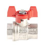 733-5205 RS PRO Brass Full Bore, 2 Way, Ball Valve, Threaded, BSPP 1/2in, 40 → 30bar Operating Pressure