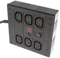 pxd703061101 Bulgin IEC C13 6 Gang Power Distribution Unit, 2m Cable, 10A, 250 V ac