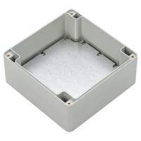 186-2279 RS PRO Grey Polycarbonate Enclosure, IP67, IK07, Grey Lid, 119.8 x 119.8 x 60.1mm