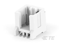 2355091-3 TE Connectivity MICRO CT Series Straight Board PCB Header, 3 Contact(s), 1.2 mm Pitch, 1 Row, Shrouded