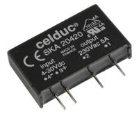 ska20420 Celduc SK Series Solid State Relay, 4 A Load, PCB Mount, 275 V ac Load, 30 V dc Control