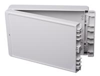 96016325-b-261706-pc-v0-7035 Bopla Bocube Series Light Grey Polycarbonate V0 Enclosure, IP66, IP68, IK07, Light Grey Lid, 271 x 170 x 60mm