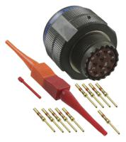 d3899926wc98pn Amphenol Limited, D38999 10 Way Free Hanging MIL Spec Circular Connector PlugGreen, Pin Contacts,Shell Size 13, Quick