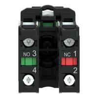 xb5aa25 Schneider Electric Harmony Series Push Button, Slow Brake, Panel Mount, 22mm Cutout, SPDT, 600V, IP66, IP67, IP69(IP69K)