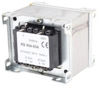 504-634 RS PRO 75VA 2 Output Chassis Mounting Transformer, 6V ac, IEC 61558-2-6
