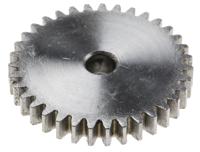 878-7916 RS PRO Steel 30 Teeth Spur Gear, 1 Module, 6mm Bore Diam, 30mm Pitch Diam, 14mm Hub Diam