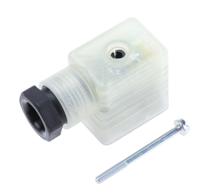 933571100-gml-209-nj-led-24-ye-black Hirschmann GML 2P+E DIN 43650 B, Female Solenoid Valve Connector with Indicator Light, 24 V ac/dc Voltage