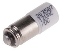 203-587 RS PRO White LED Indicator Lamp, 12V ac/dc, Midget Groove Base, 6mm Diameter, 2070mcd