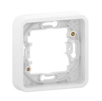 mur39107 Schneider Electric Mureva Styl White PC Back Box Mounting Frame, NF, 1 Gangs, 28 x 48 x 48mm