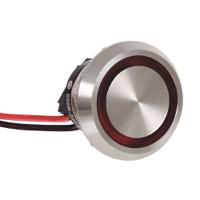 800k-22fmr24x01 Allen Bradley 800K Series Illuminated Push Button, Panel Mount, 22mm Cutout, SPST, IP68, IP69K