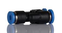 916-0921 RS PRO Y Tube-to-Tube Adaptor, Push In 10 mm to Push In 10 mm, Tube-to-Tube Connection Style