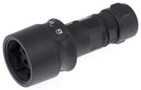 pxp601003sst0507 Bulgin Circular Connector, 3 Contacts, Cable, Standard Connector, Socket, Female, IP66, IP68, IP69K, Buccaneer 6000