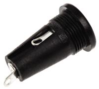 fx0296 Bulgin 6.3A Panel Mount Fuse Holder for 5 x 20mm Fuse, 1P, 250V ac