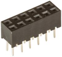 a3c-12da-2dsc71 Hirose A3C Series Straight Through Hole Mount PCB Socket, 12-Contact, 2-Row, 2mm Pitch, Solder Termination