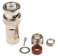 r316007000 Radiall, Plug Cable Mount BNC Connector, 50Ω, Clamp Termination, Straight Body