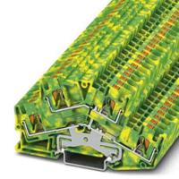 3211841 Phoenix Contact  PTTBS Series Green/Yellow, Push In Termination, ATEX, IECEx