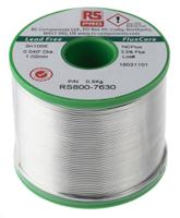 800-7630 RS PRO Wire, 1.02mm Lead Free Solder, 228°C Melting Point