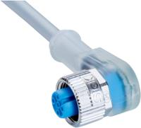 yi2a14-050vb3xleax Angled Female M12 to Flying Leads Sensor Actuator Cable, 4 Core 5m Cable