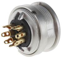 kfv-71 Lumberg, KFV 7 Pole M16 Din Socket, DIN EN 60529, 5A, 60 V ac IP40, Female, Panel Mount
