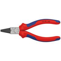 22-02-140 Knipex Round Nose Pliers, 140 mm Overall, Pointed, Straight Tip, 28mm Jaw