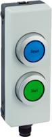 er12-sd5e8-6051321 SICK Slow Action Control Station Switch - 2NO, PBT, 2 Cutouts, Blue, +/-, IP65