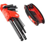 542-3492 RS PRO 16 piece L Shape Metric Hex Key Set, 1.5 → 10mm