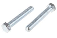 917-3031 RS PRO Bright Zinc Plated Steel, Hex Bolt, M16 x 100mm