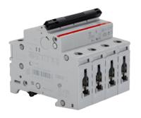 2cds254001r0631-s204-d63 ABB System Pro M Compact S200 MCB, 4P, 63A Curve D, 400V AC, 10 kA Breaking Capacity