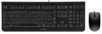 jd-0800de-2 Cherry DC 2000 Wired Keyboard and Mouse Set, QWERTZ, Black