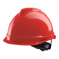 gv932-0000000-000 MSA Safety V - Gard 520 Red Helmet & Hard Hat, Adjustable